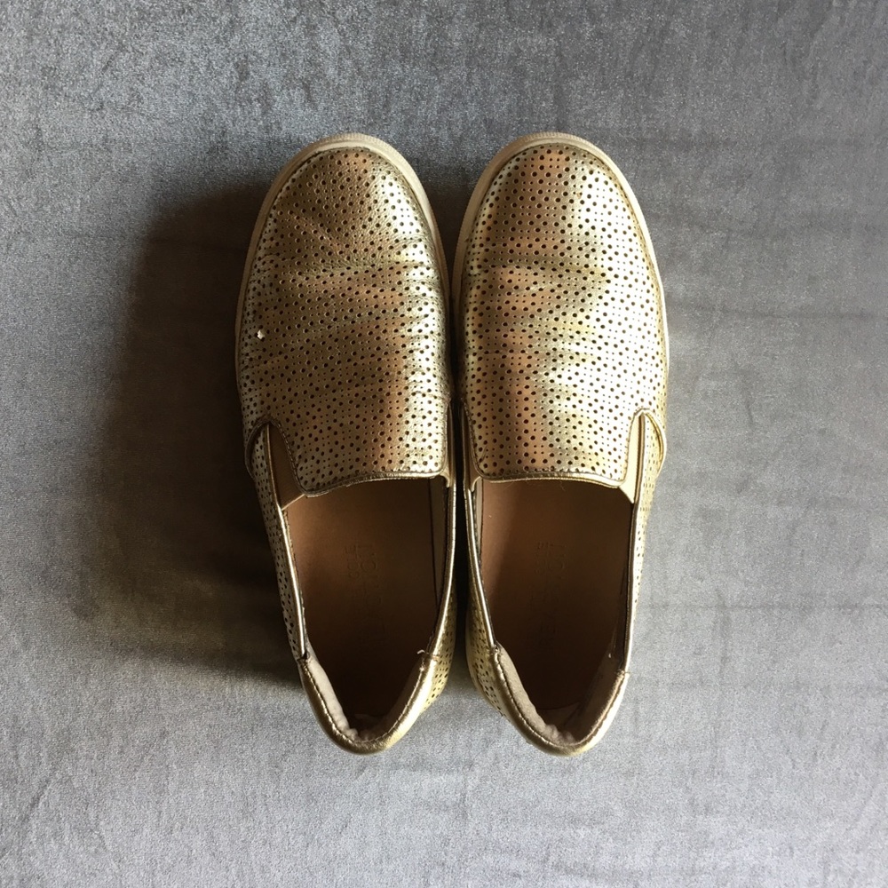 Kenneth Cole Reaction Gold Vans Sneakers